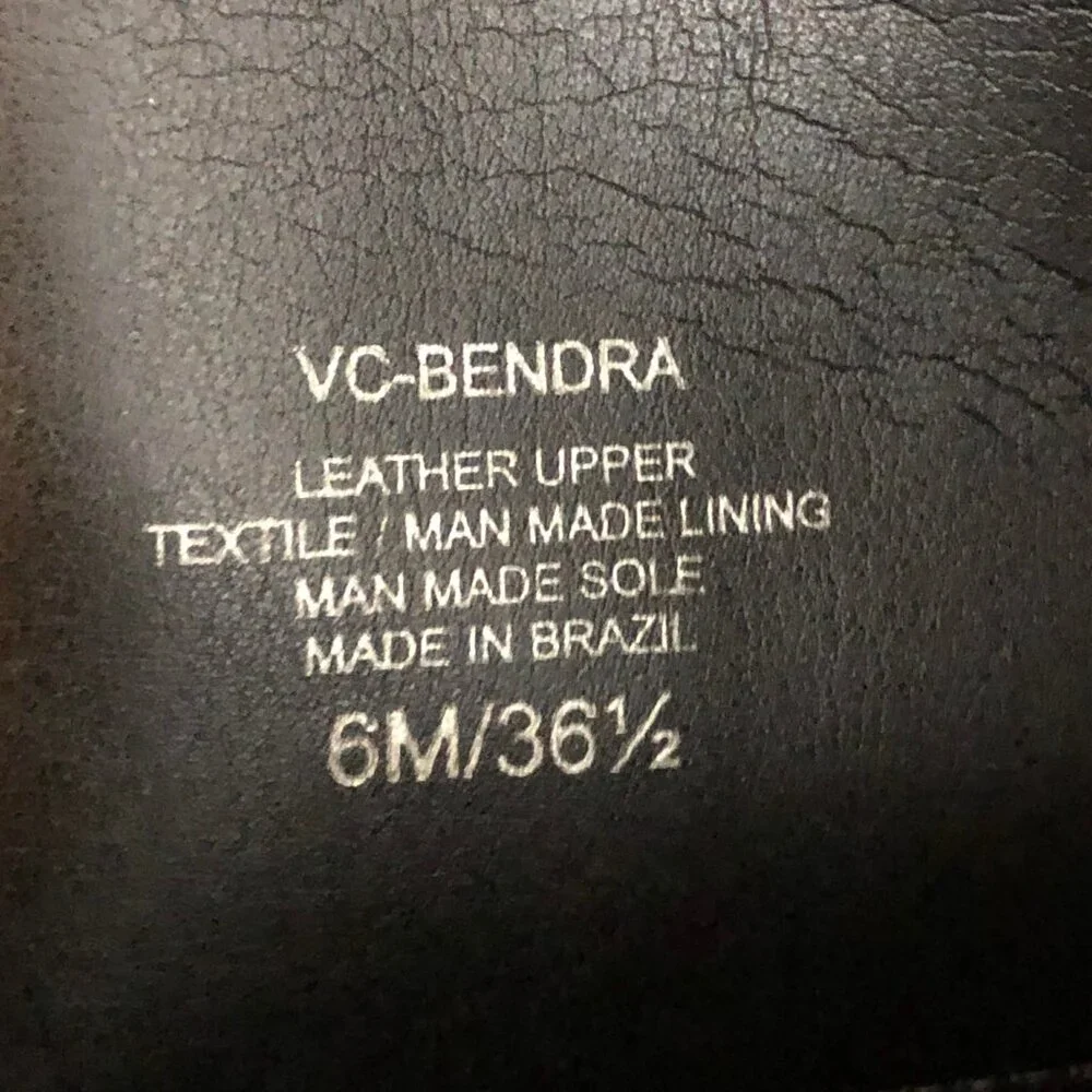 VINCE CAMUTO Bendra Tall Boot Over the Knee Black Suede 6 MSRP $238 NWOB